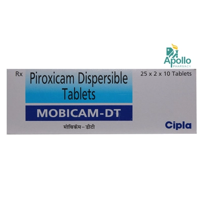 MOBICAM DT 20MG TABLET, Pack of 10 TABLETS