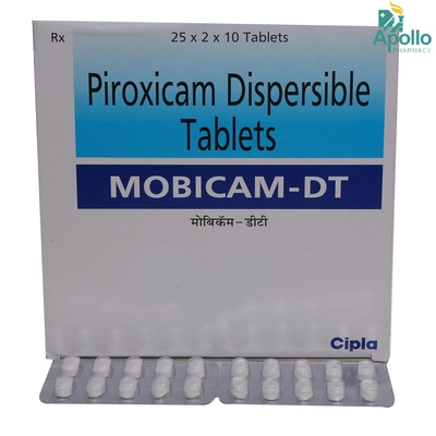 MOBICAM DT 20MG TABLET, Pack of 10 TABLETS