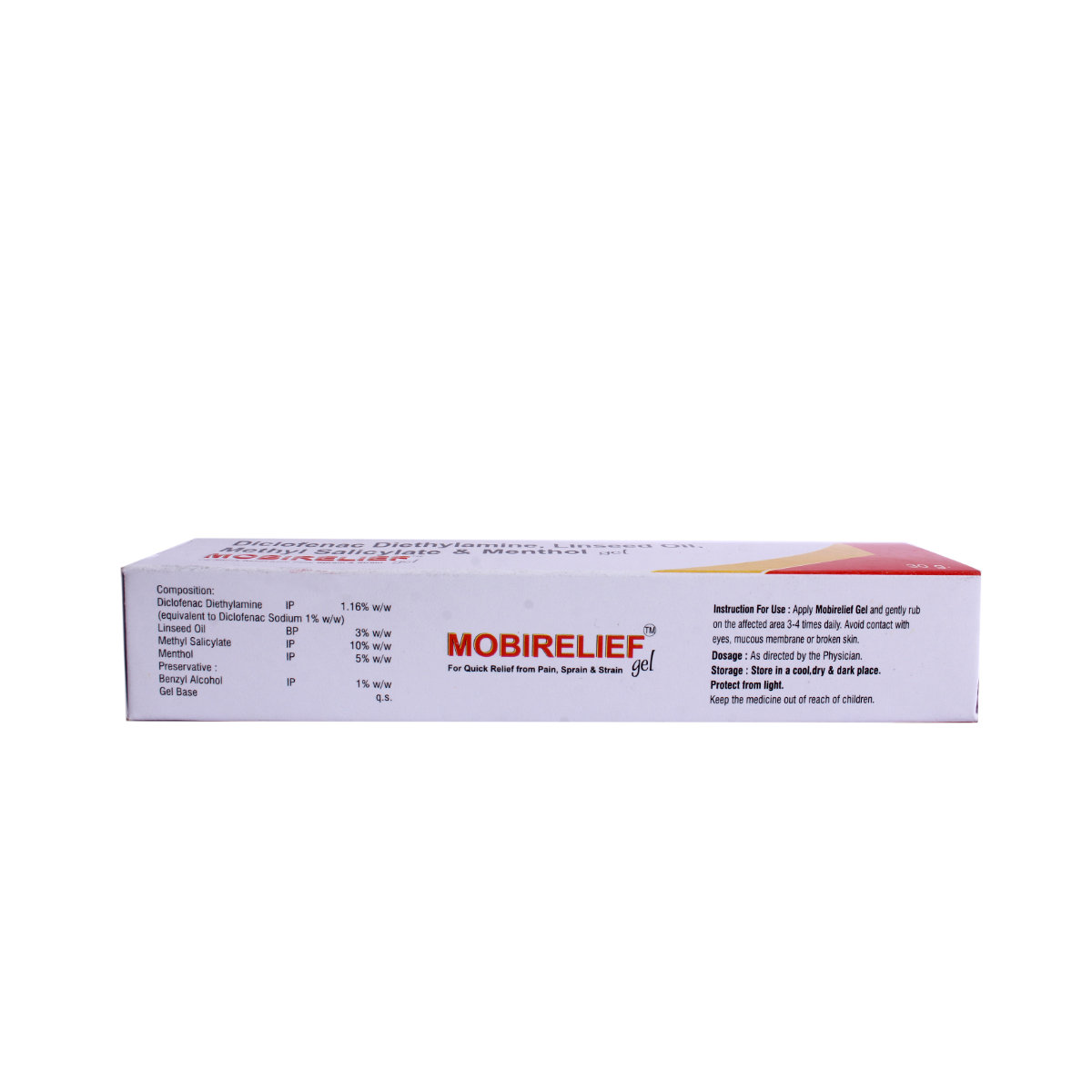 Mobirelief Gel 30 gm, Pack of 1 Mobirelief Gel 30 gm, Pack of 1