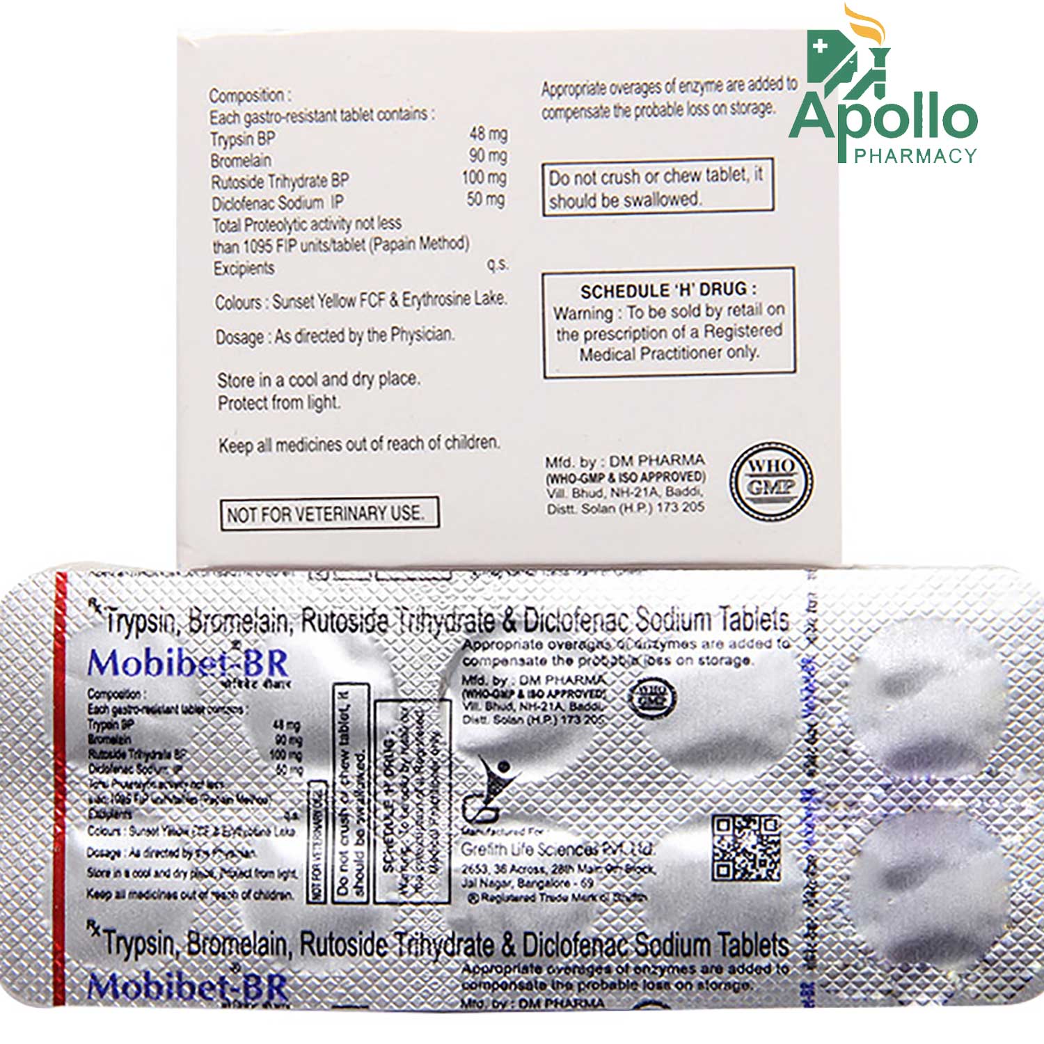 MOBIBET BR TABLET 10'S, Pack of 10 TabletS MOBIBET BR TABLET 10'S, Pack of 10 TabletS