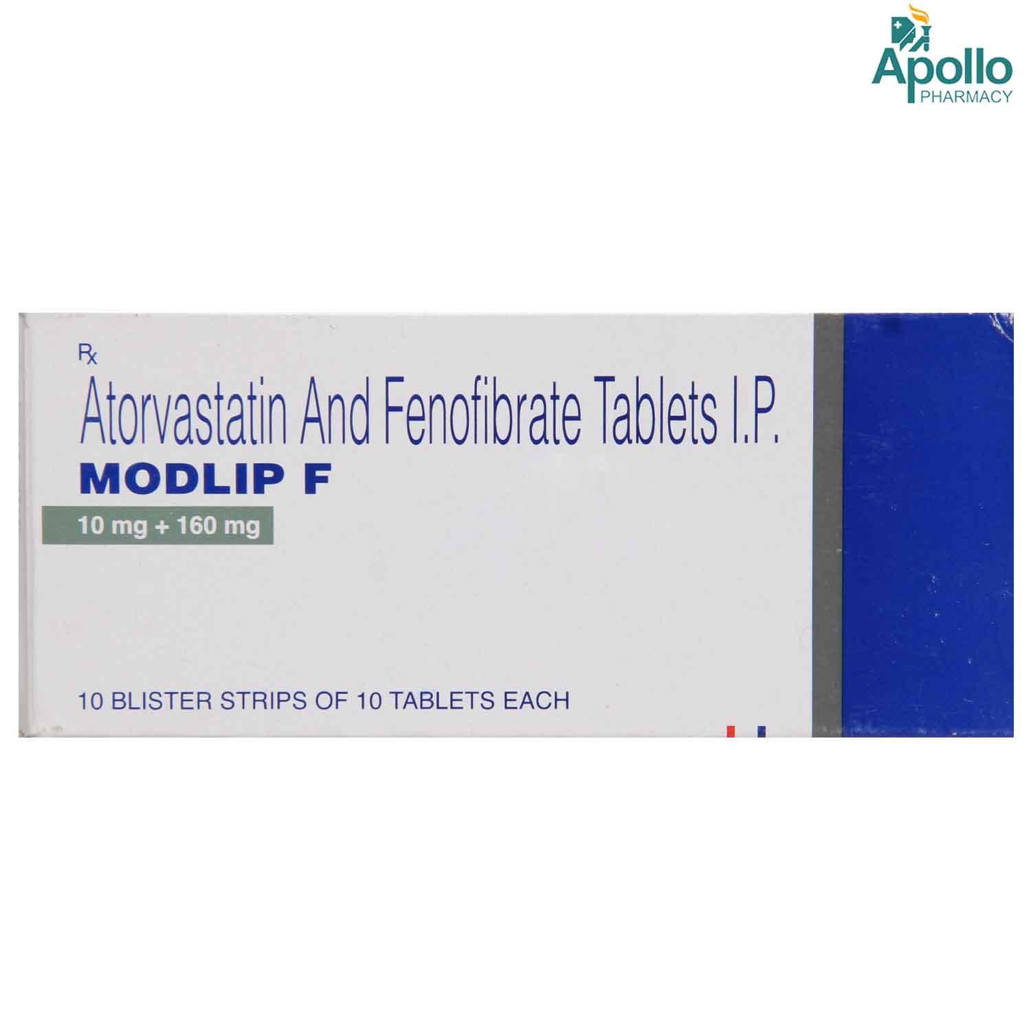 Modlip F Tablet 10's, Pack of 10 TABLETS Modlip F Tablet 10's, Pack of 10 TABLETS