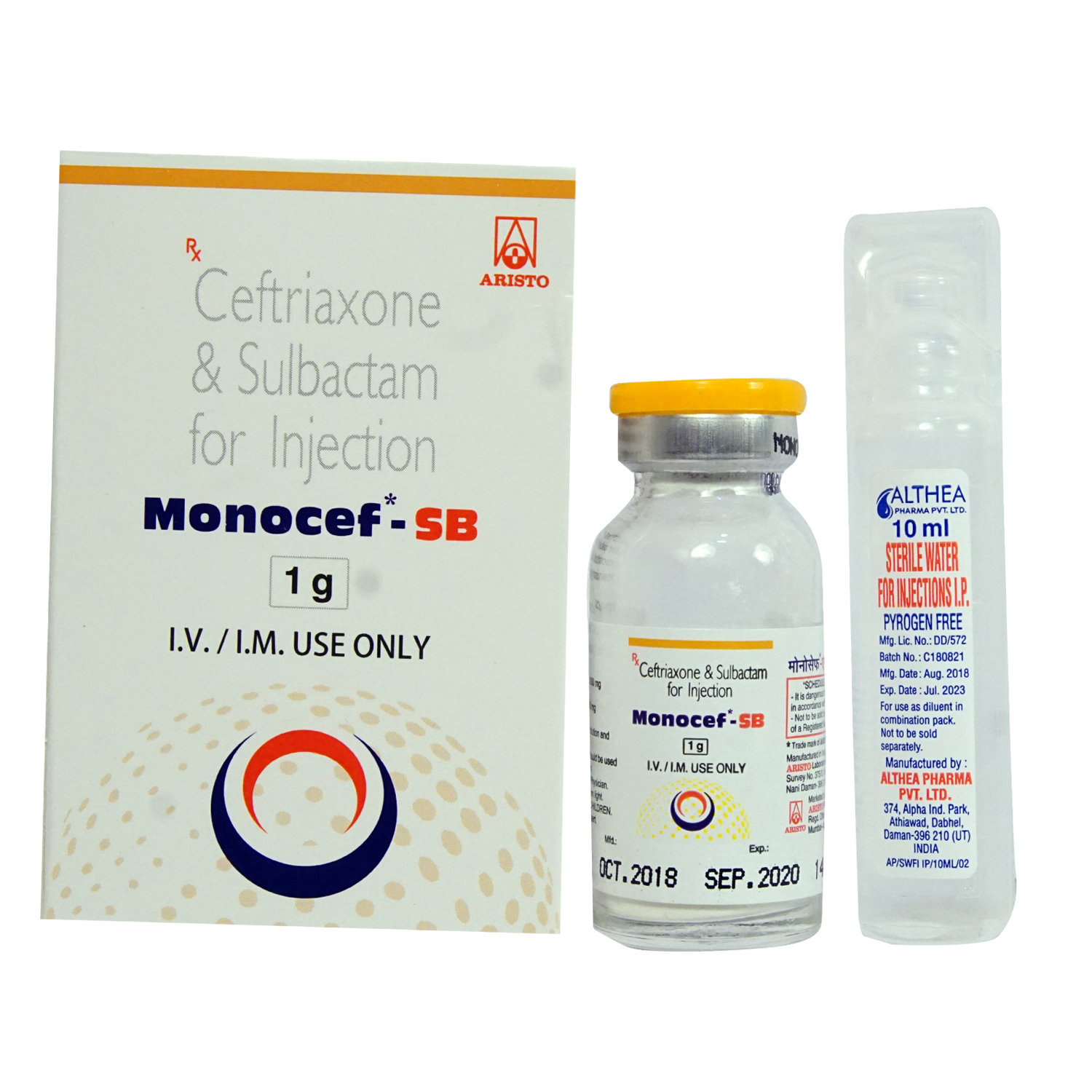 Monocef-SB 1 gm Injection , Pack of 1 INJECTION Monocef-SB 1 gm Injection , Pack of 1 INJECTION
