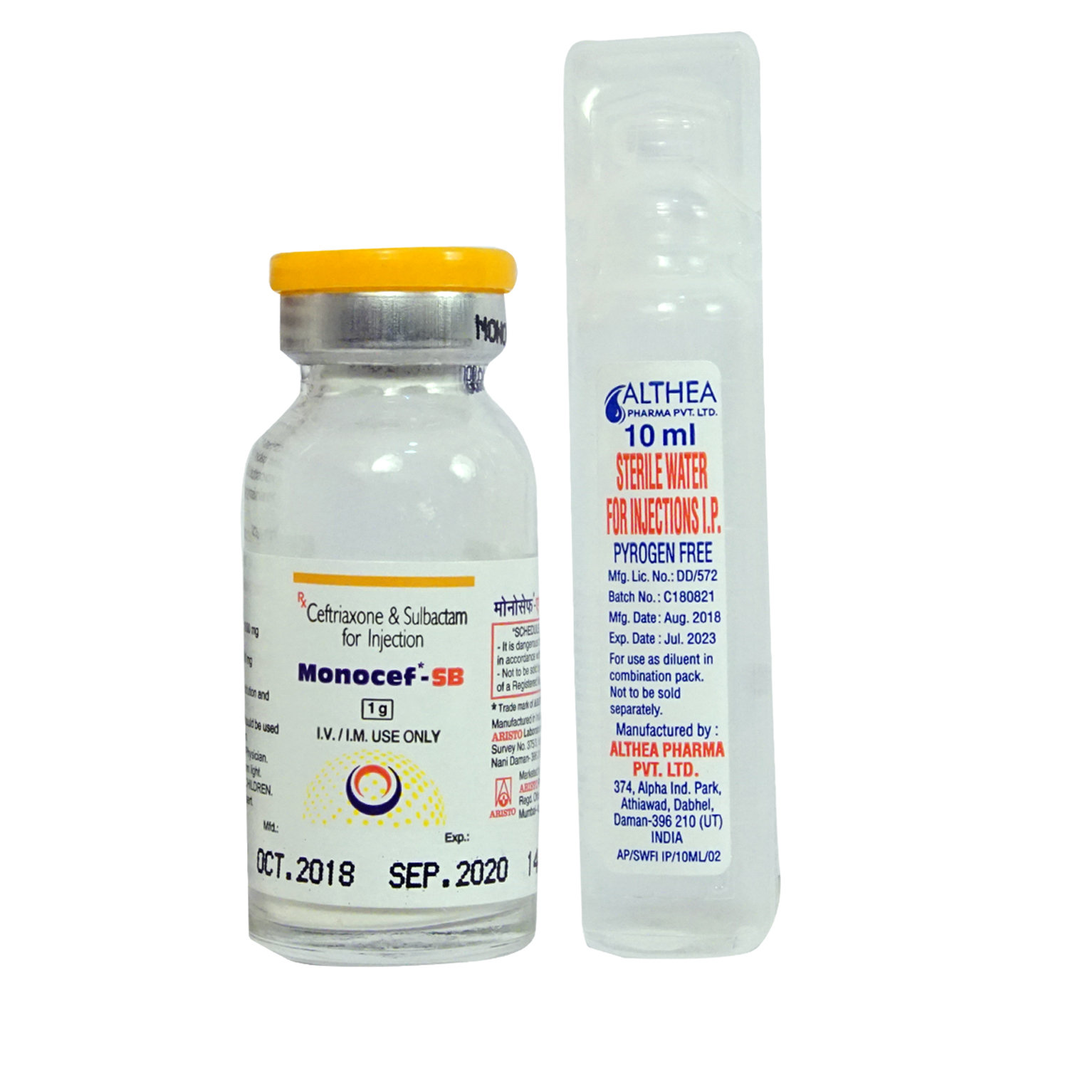 Monocef-SB 1 gm Injection , Pack of 1 INJECTION Monocef-SB 1 gm Injection , Pack of 1 INJECTION