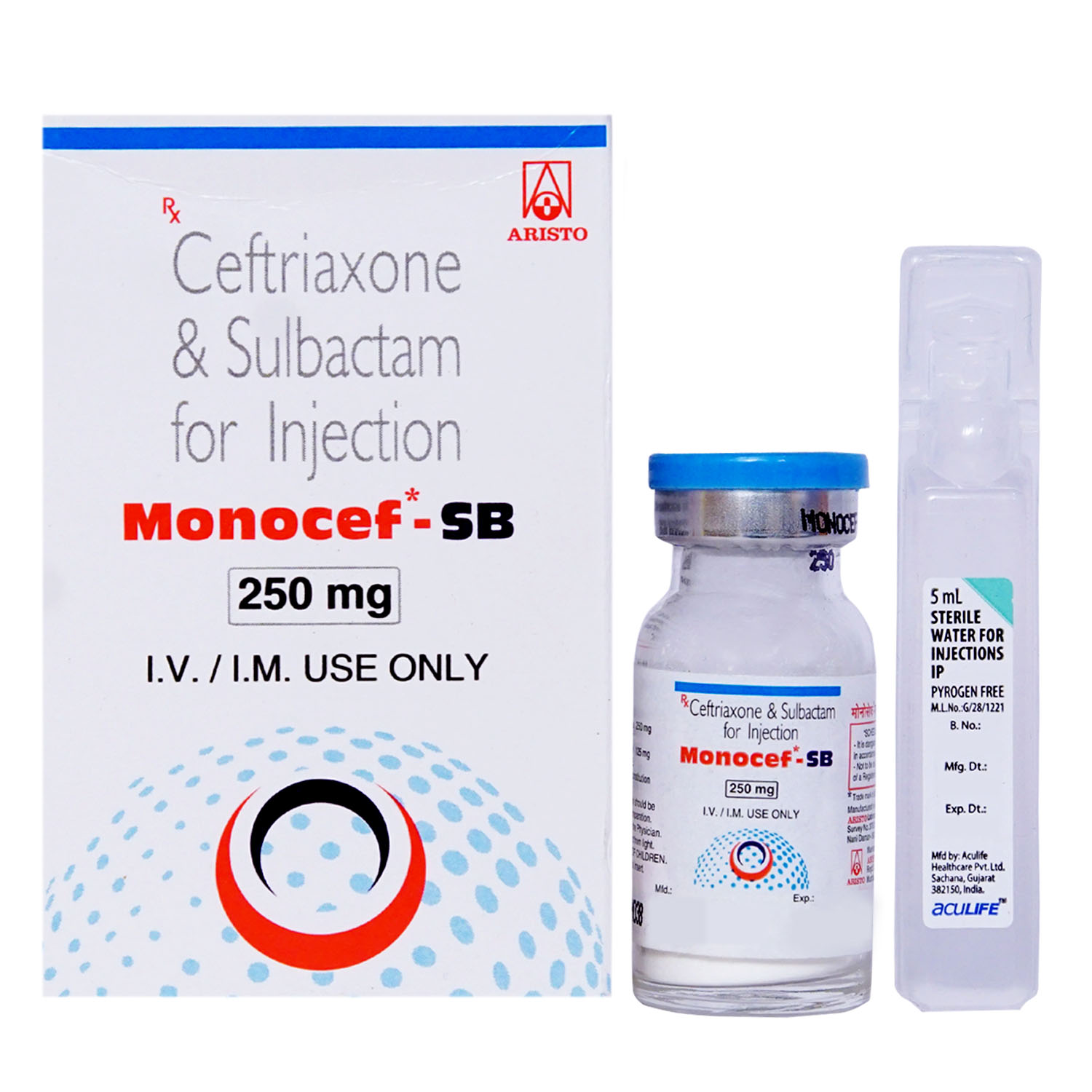 MONOCEF SB 250MG INJECTION, Pack of 1 INJECTION MONOCEF SB 250MG INJECTION, Pack of 1 INJECTION