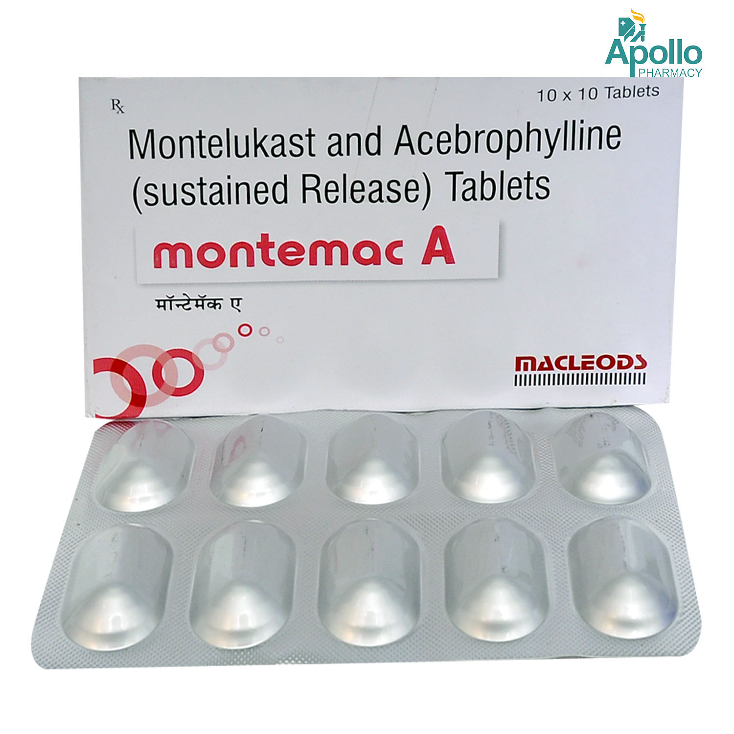 MONTEMAC A TABLET, Pack of 10 TABLETS MONTEMAC A TABLET, Pack of 10 TABLETS