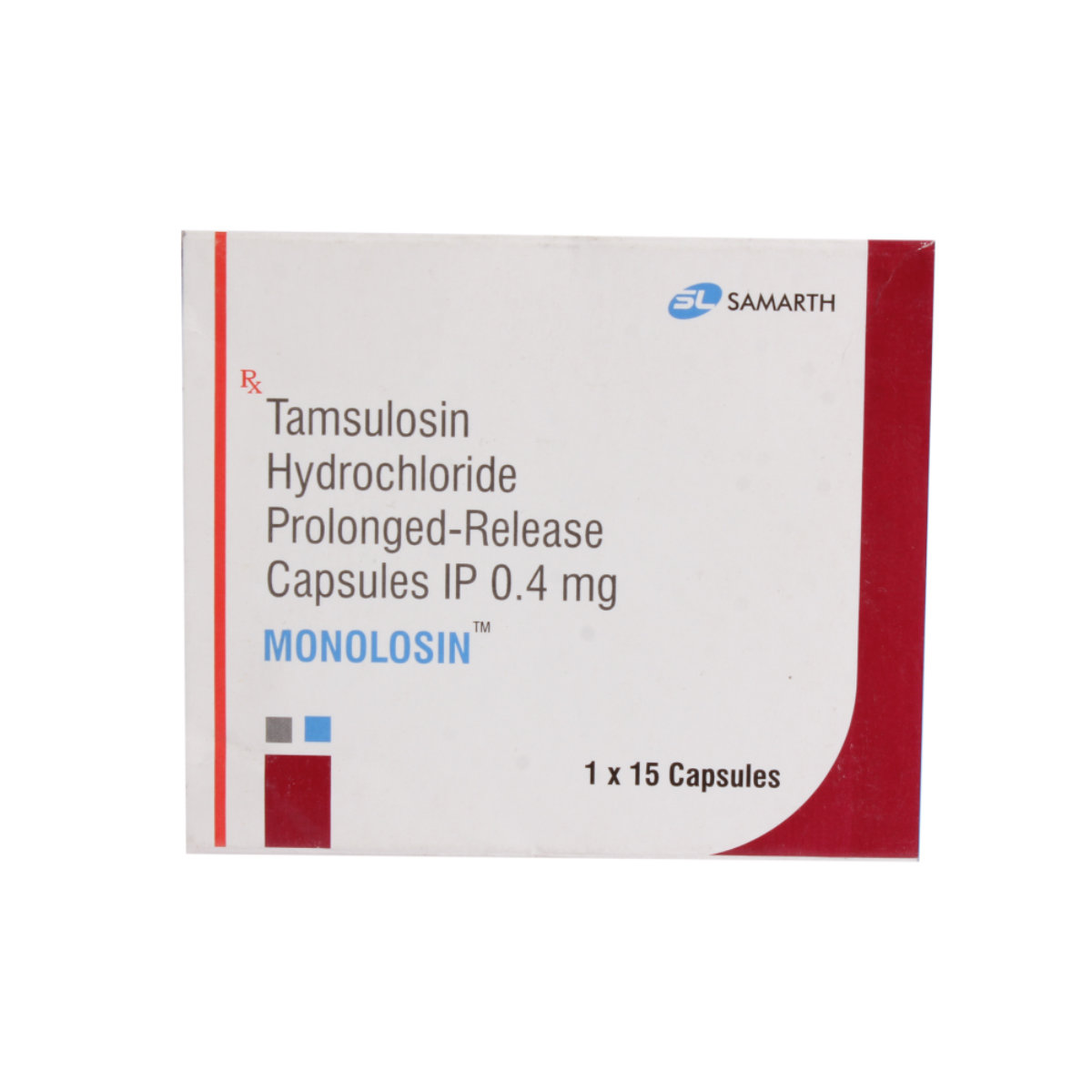 Monolosin 0.4 mg PR Capsule 15's, Pack of 15 CapsuleS Monolosin 0.4 mg PR Capsule 15's, Pack of 15 CapsuleS