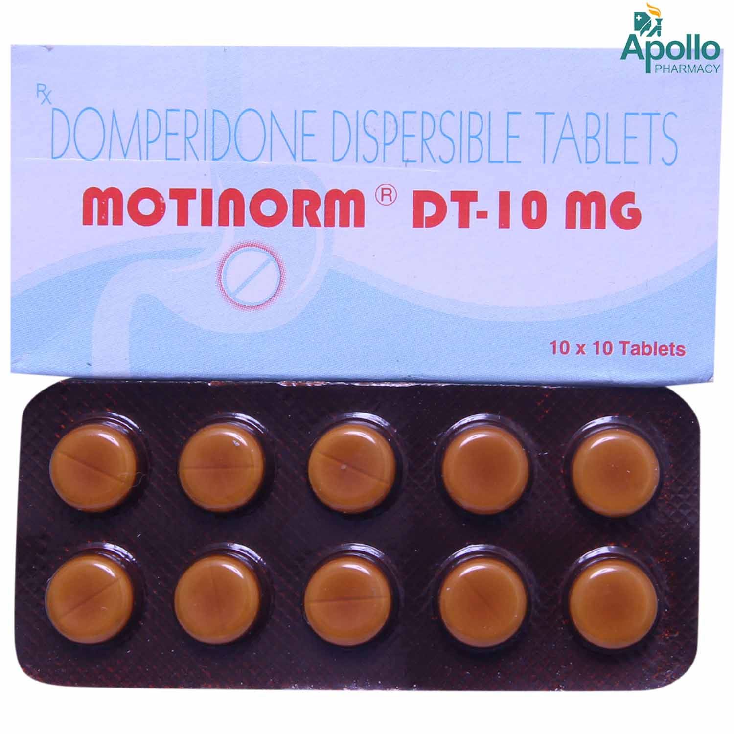 Motinorm DT 10MG Tablet 10's, Pack of 10 TABLETS Motinorm DT 10MG Tablet 10's, Pack of 10 TABLETS