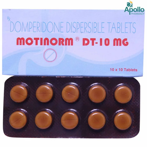 Motinorm DT 10MG Tablet 10's, Pack of 10 TABLETS