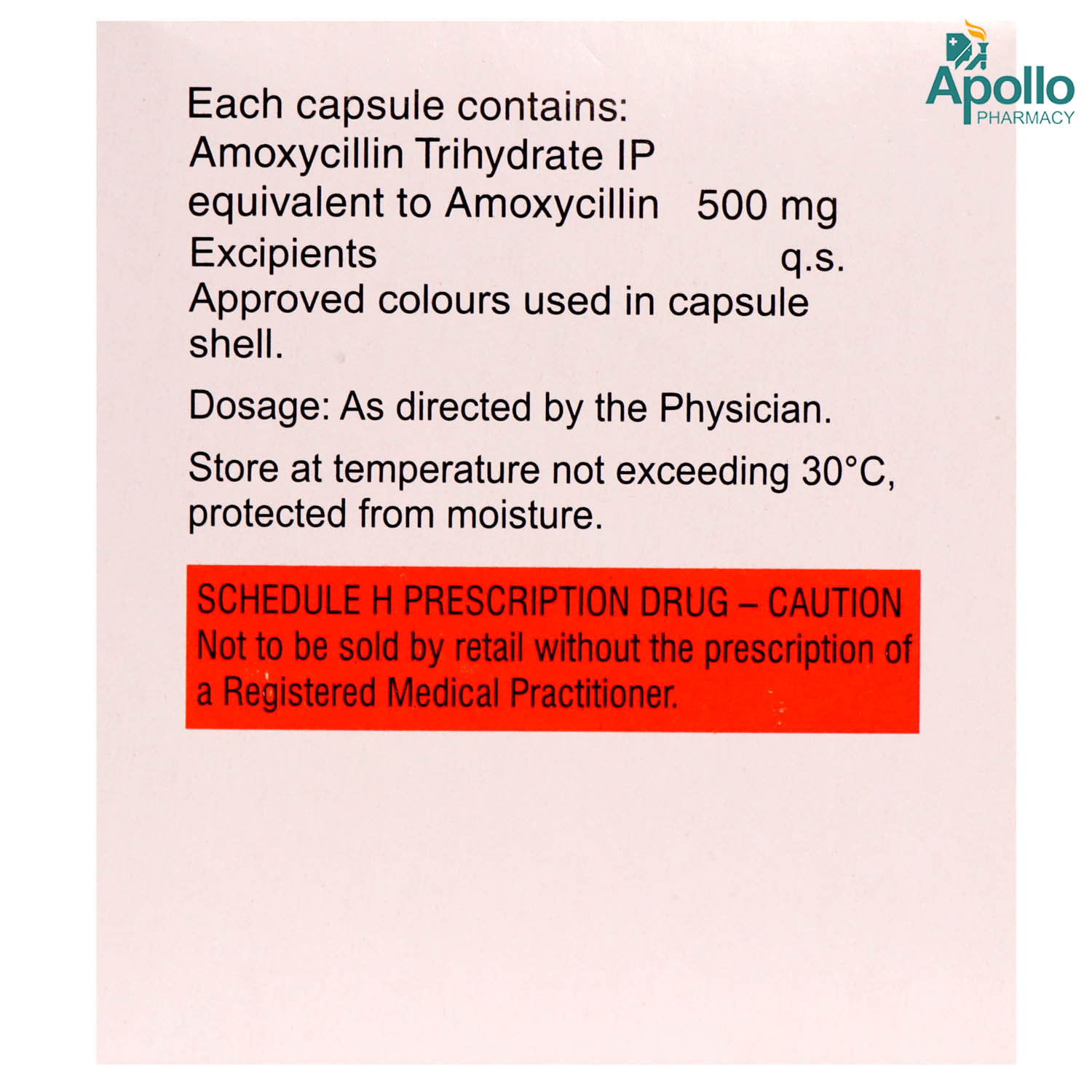 Mox 500 mg Capsule 15's, Pack of 15 CAPSULES Mox 500 mg Capsule 15's, Pack of 15 CAPSULES