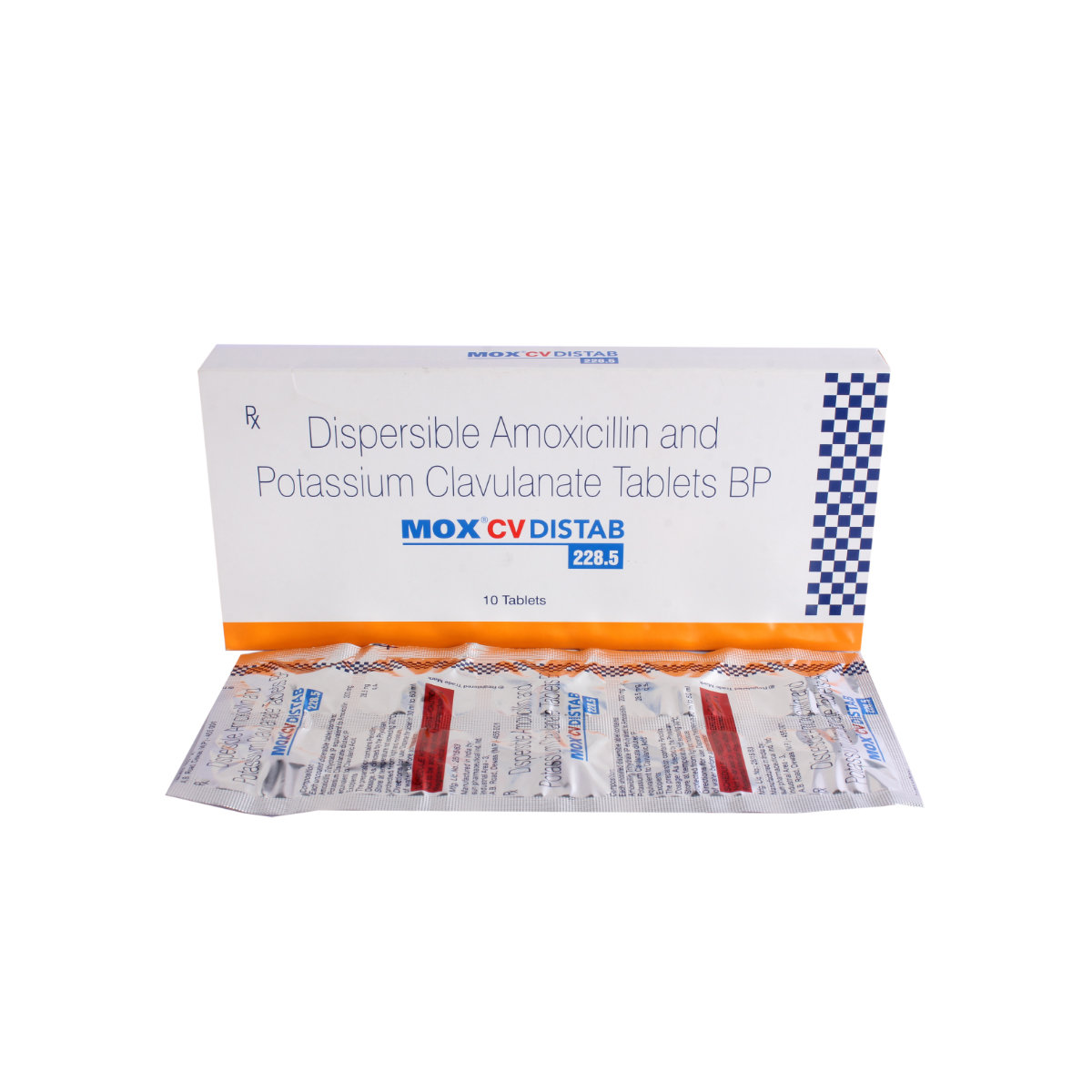 Mox Cv 228.5mg DisTablet 10's, Pack of 10 TabletS Mox Cv 228.5mg DisTablet 10's, Pack of 10 TabletS