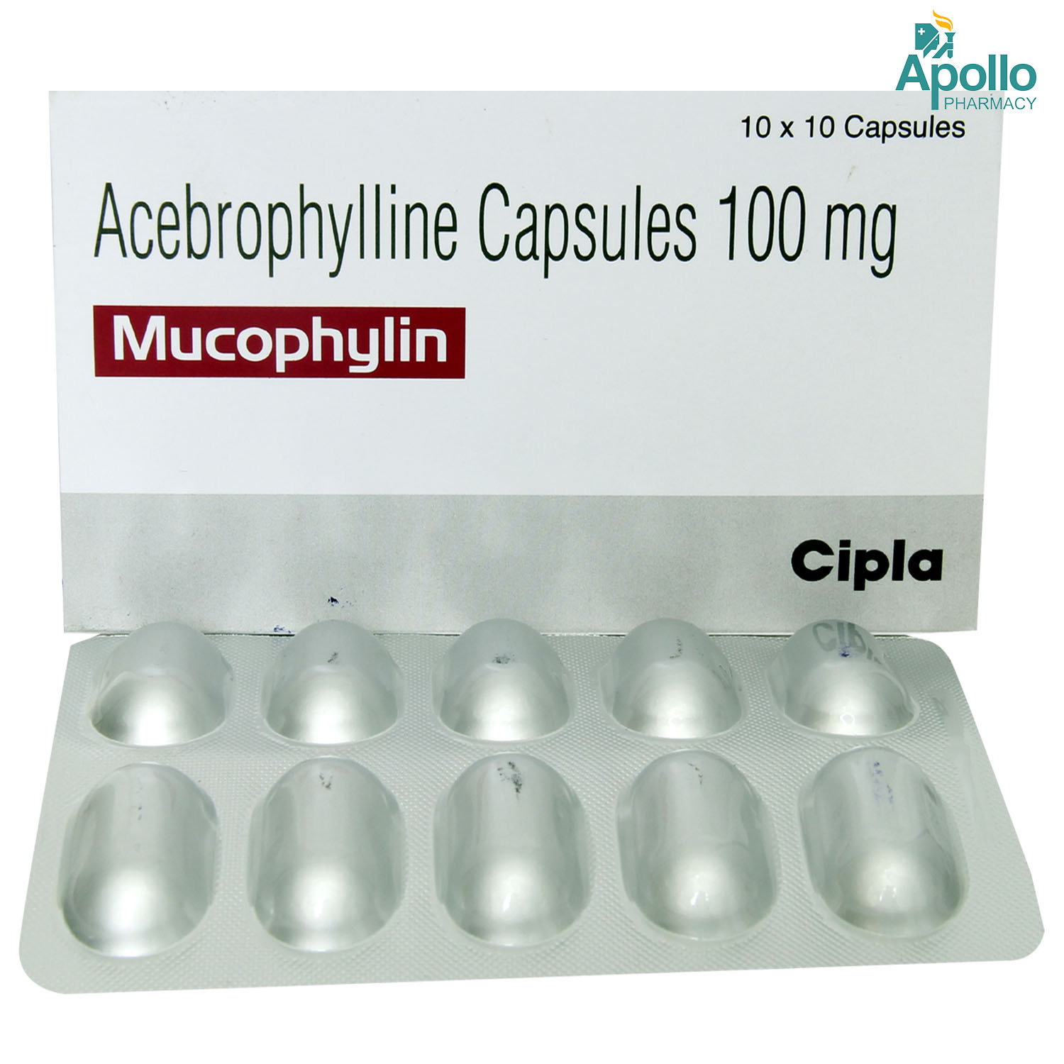 Mucophyline Capsule 10's, Pack of 10 CAPSULES Mucophyline Capsule 10's, Pack of 10 CAPSULES