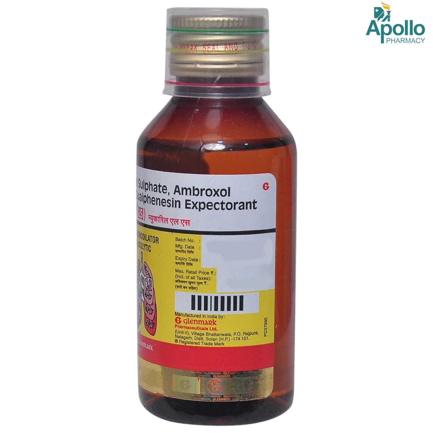 Mucaryl LS Expectorant 100 ml, Pack of 1 Expectorant Mucaryl LS Expectorant 100 ml, Pack of 1 Expectorant