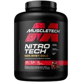 MuscleTech Nitrotech 100% Whey Gold Double Rich Chocolate Flavour Powder, 1.81 kg, Pack of 1