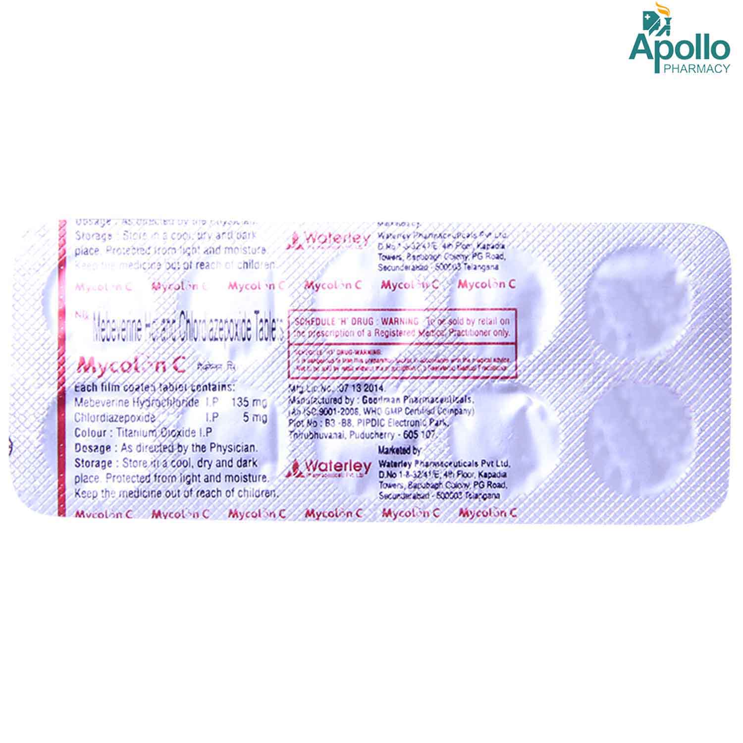 Mycolon C Tablet 10's, Pack of 10 TABLETS Mycolon C Tablet 10's, Pack of 10 TABLETS