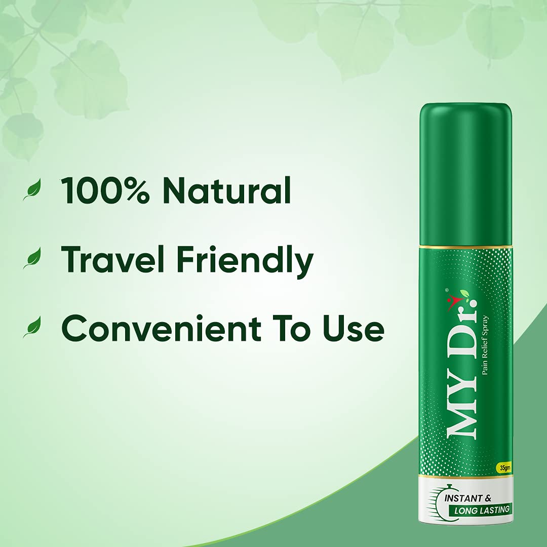 MY Dr. Instant & Long Lasting Pain Relief Spray, 70 ml, Pack of 1 MY Dr. Instant & Long Lasting Pain Relief Spray, 70 ml, Pack of 1