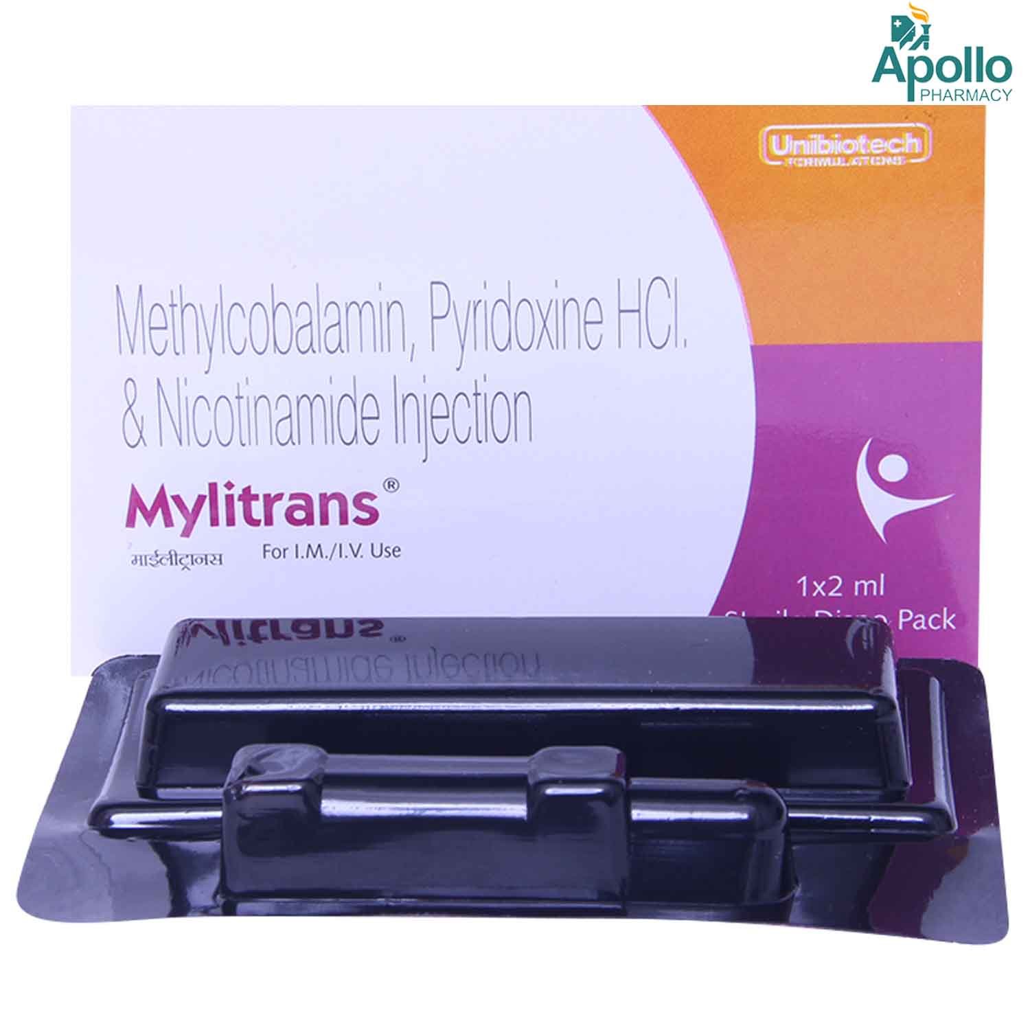 MYLITRANS STERILE INJECTION 2ML, Pack of 1 INJECTION MYLITRANS STERILE INJECTION 2ML, Pack of 1 INJECTION