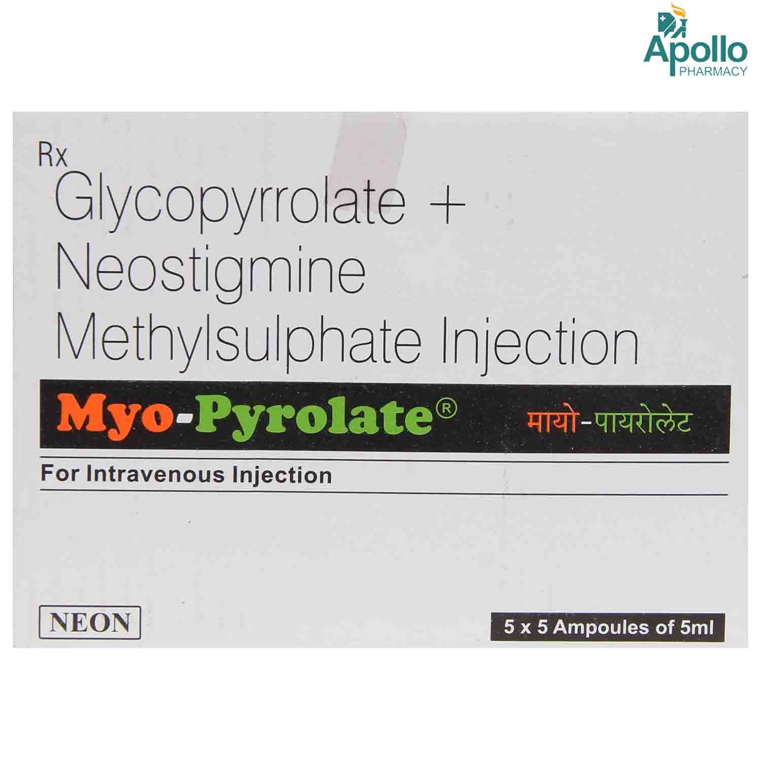 Buy MYO PYROLATE IV INJECTION Online