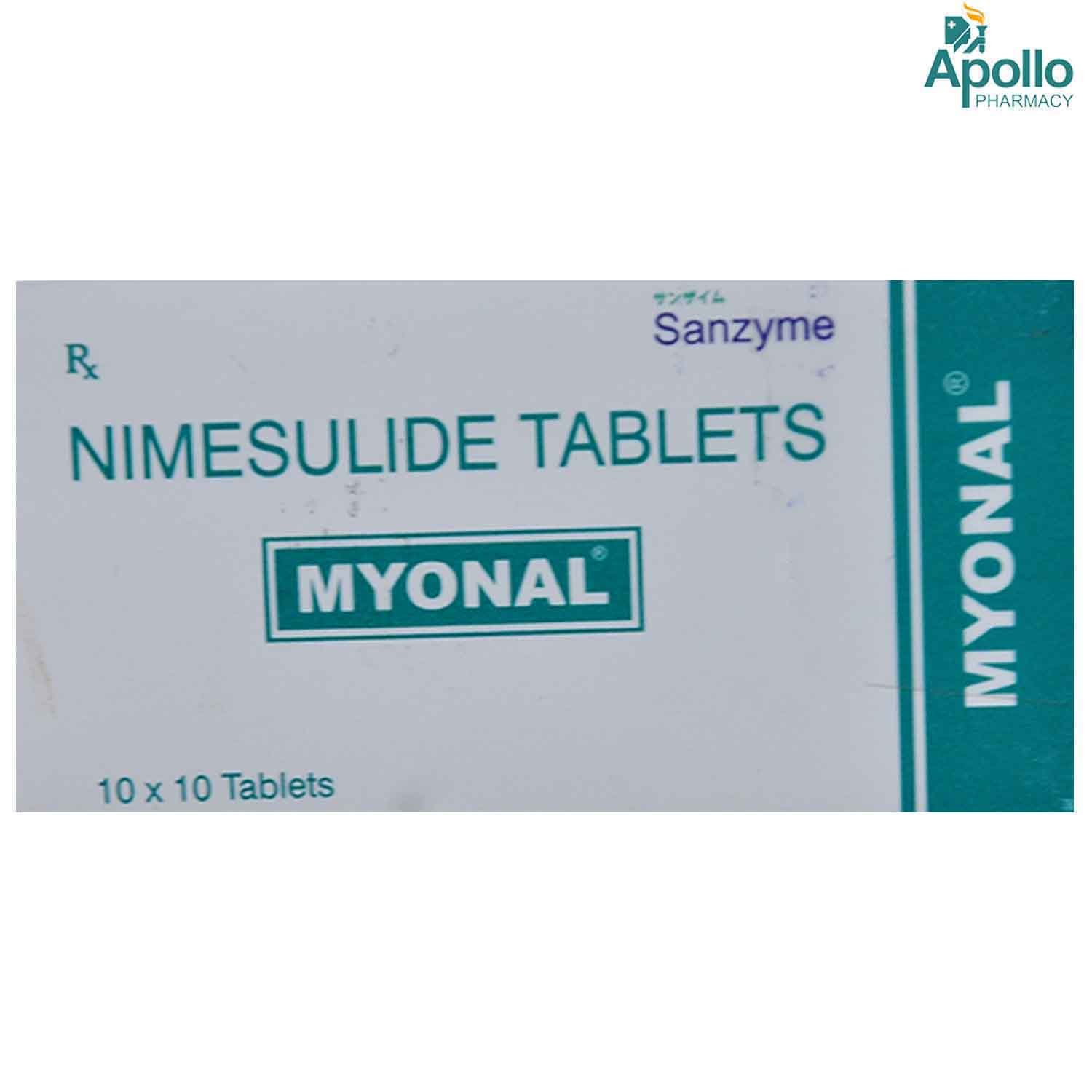 Myonal 100 mg Tablet 10's, Pack of 10 TabletS Myonal 100 mg Tablet 10's, Pack of 10 TabletS