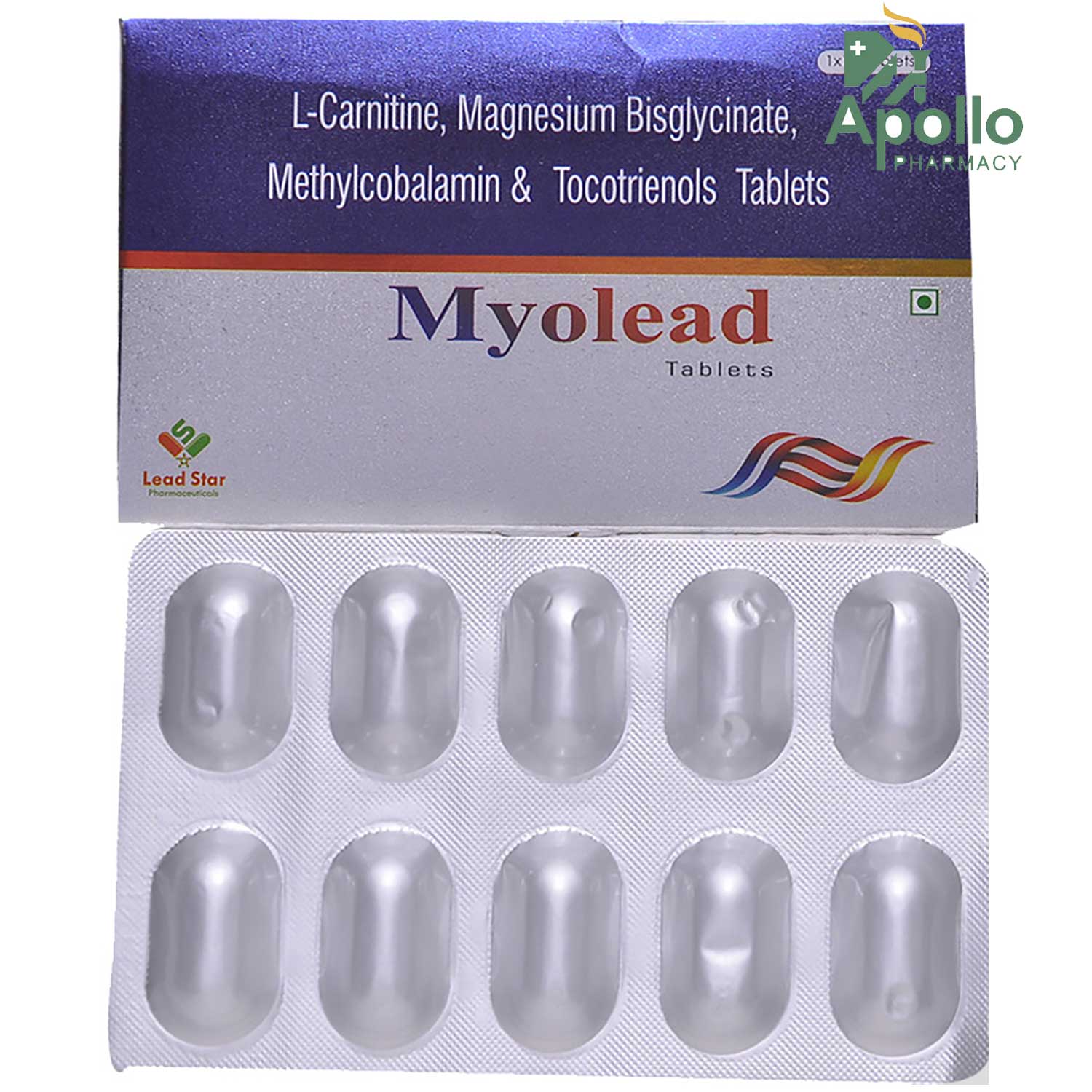 Myolead Tablet 10's, Pack of 10 Myolead Tablet 10's, Pack of 10