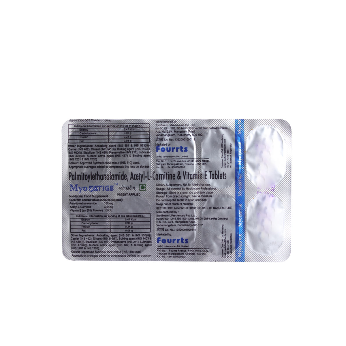 Myo Fatige Tablet 10's, Pack of 10 Myo Fatige Tablet 10's, Pack of 10