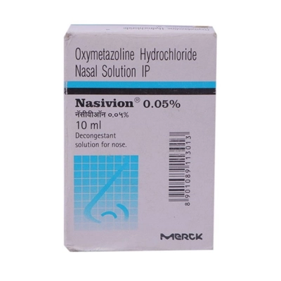 Nasivion 0.05% Nasal solution, 10 ml, Pack of 1 SOLUTION