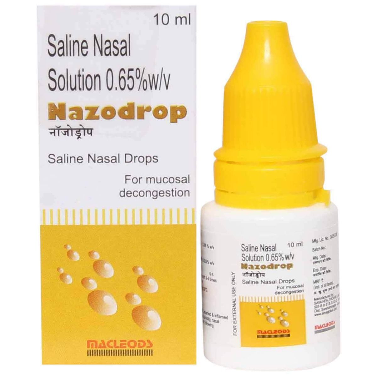 Buy Nazo Drops 10ml Online