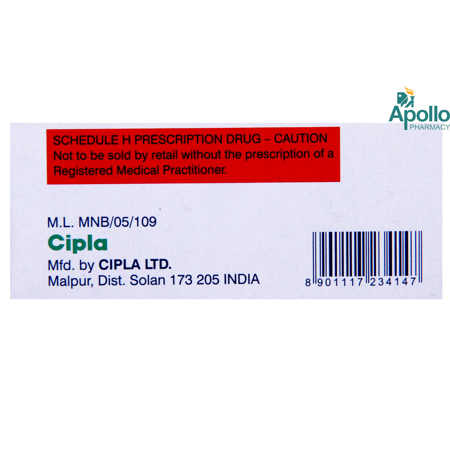Nebicip 2.5 Tablet 10's, Pack of 10 TABLETS Nebicip 2.5 Tablet 10's, Pack of 10 TABLETS