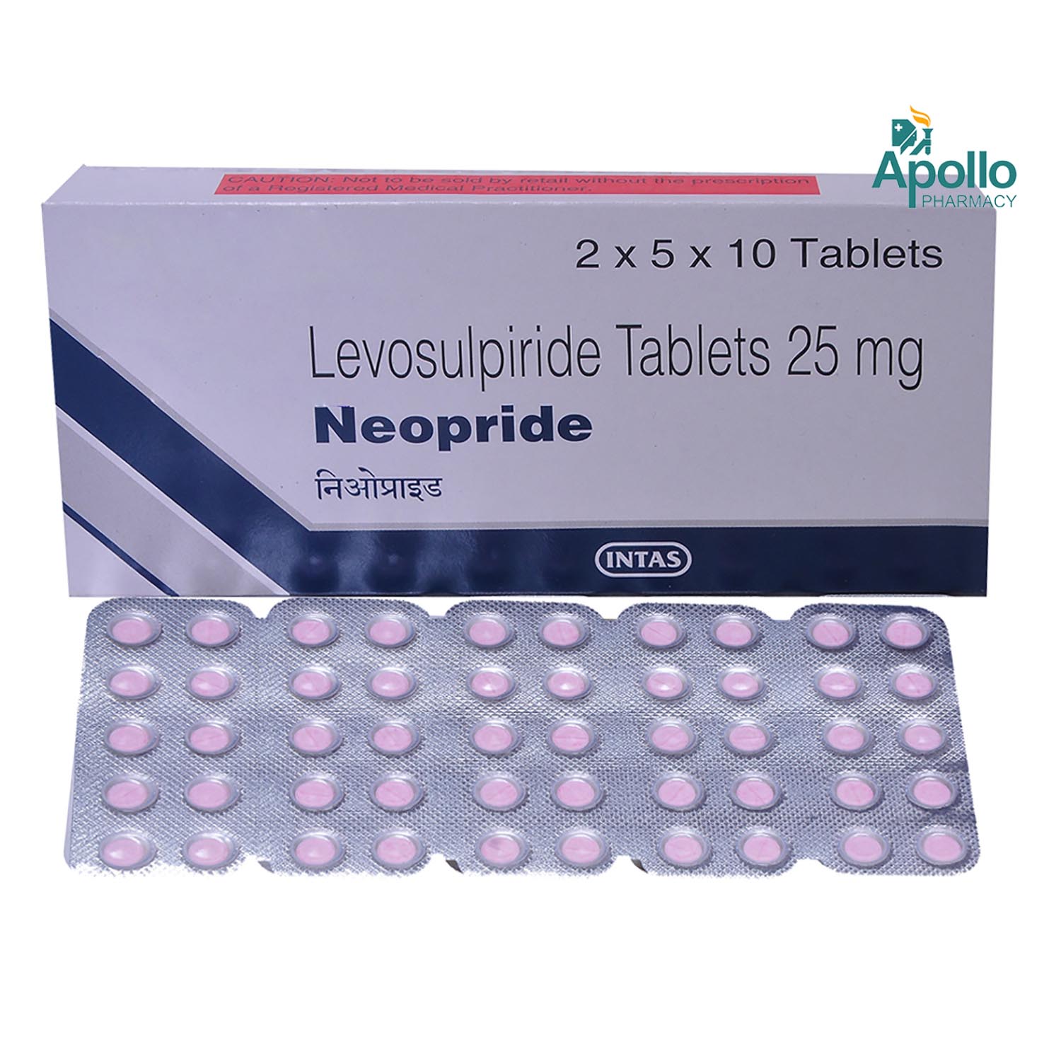 Neopride 25 mg Tablet 10's, Pack of 10 TABLETS Neopride 25 mg Tablet 10's, Pack of 10 TABLETS