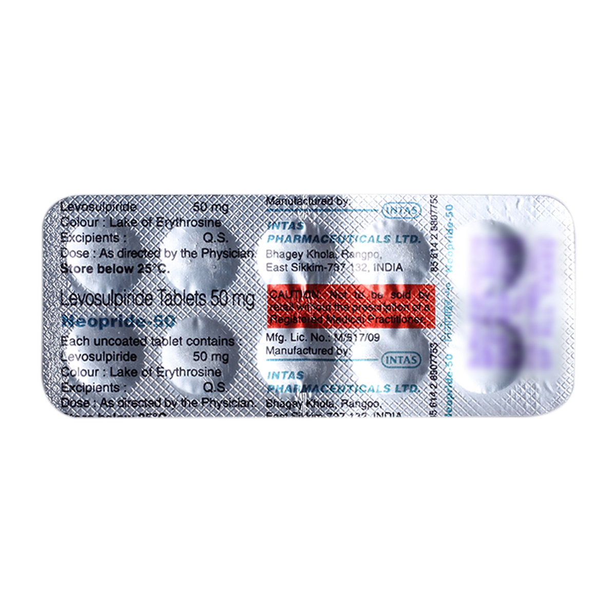 Neopride-50 Tablet 10's, Pack of 10 TABLETS Neopride-50 Tablet 10's, Pack of 10 TABLETS