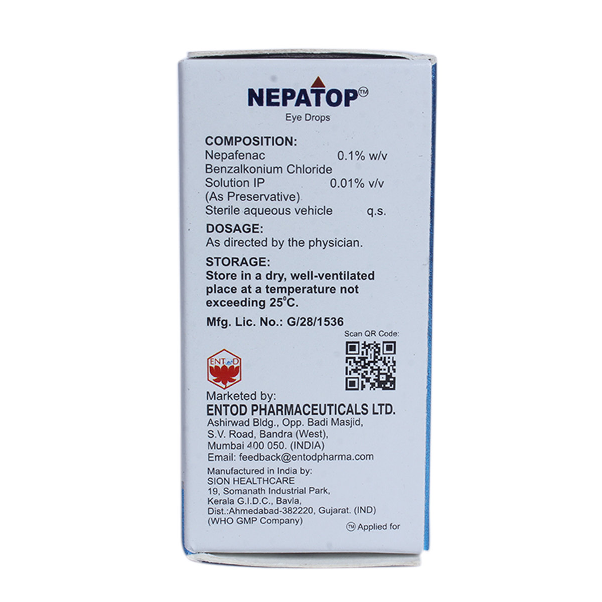 Nepatop Eye Drop 5 ml, Pack of 1 EYE DROPS Nepatop Eye Drop 5 ml, Pack of 1 EYE DROPS