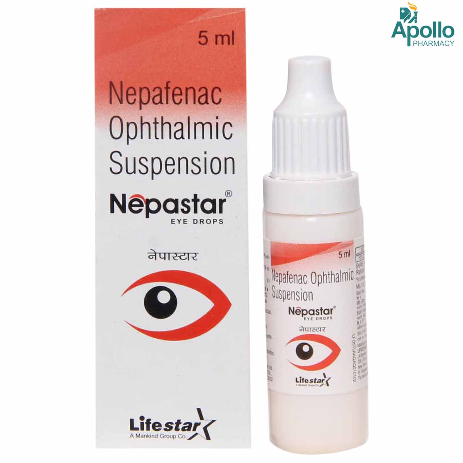 NEPASTAR EYE DROPS 5ML, Pack of 1 DROPS NEPASTAR EYE DROPS 5ML, Pack of 1 DROPS