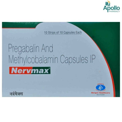 Nervmax Capsule 10's, Pack of 10 CAPSULES