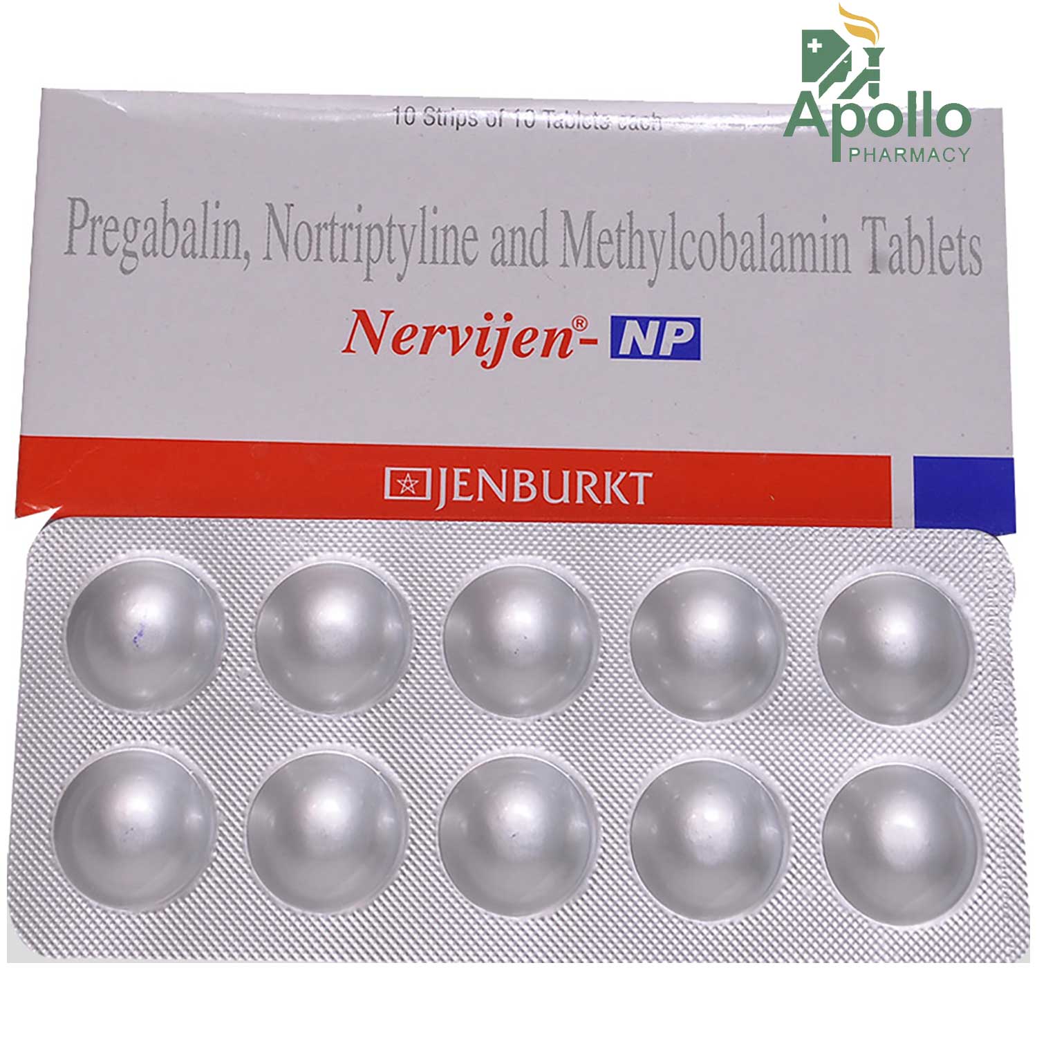 Buy Nervijen-NP Tablet 10's Online