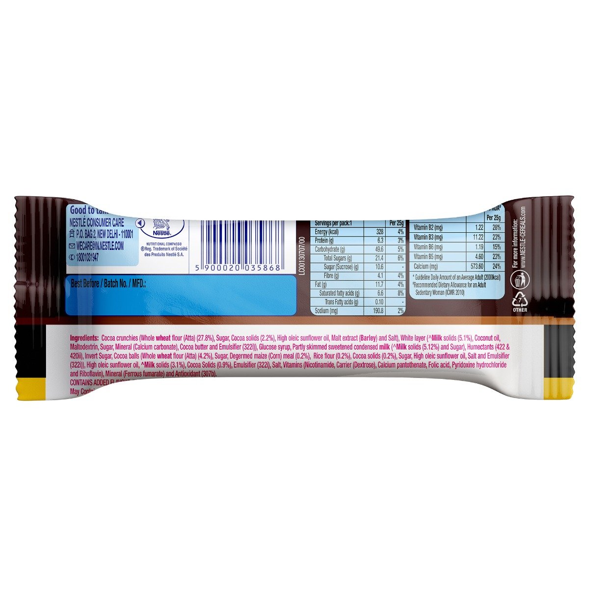 Nesplus Kokos Bar Chocolate, 25 gm, Pack of 1 Nesplus Kokos Bar Chocolate, 25 gm, Pack of 1
