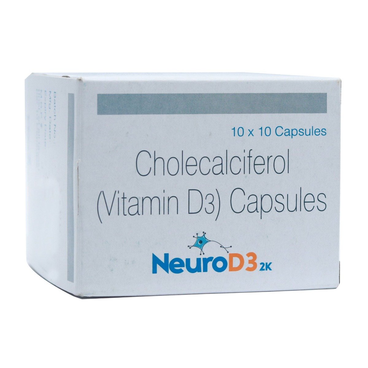 Neuro D3 2K Capsule 10's, Pack of 10 Neuro D3 2K Capsule 10's, Pack of 10