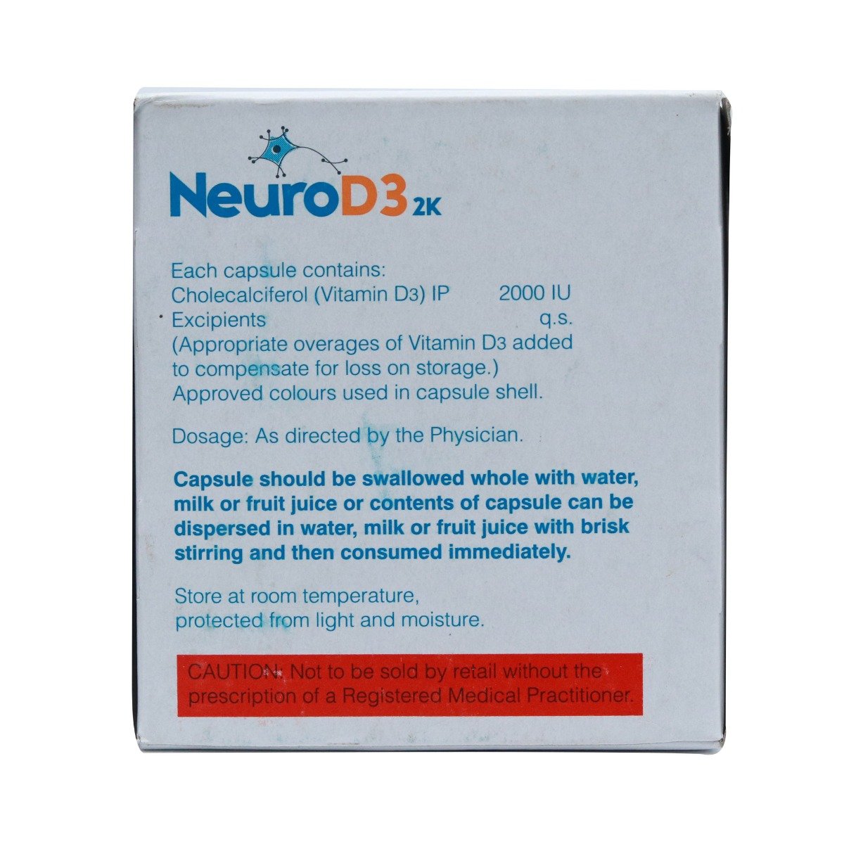 Neuro D3 2K Capsule 10's, Pack of 10 Neuro D3 2K Capsule 10's, Pack of 10