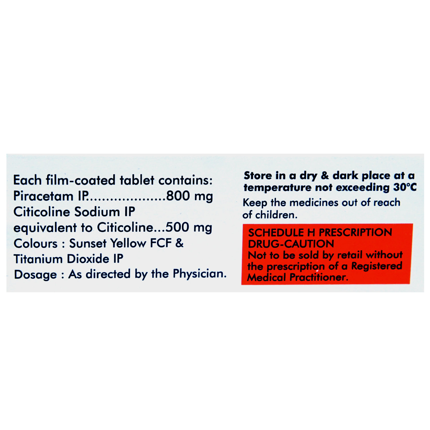 Neurocetam Plus Tablet 10's, Pack of 10 TABLETS Neurocetam Plus Tablet 10's, Pack of 10 TABLETS