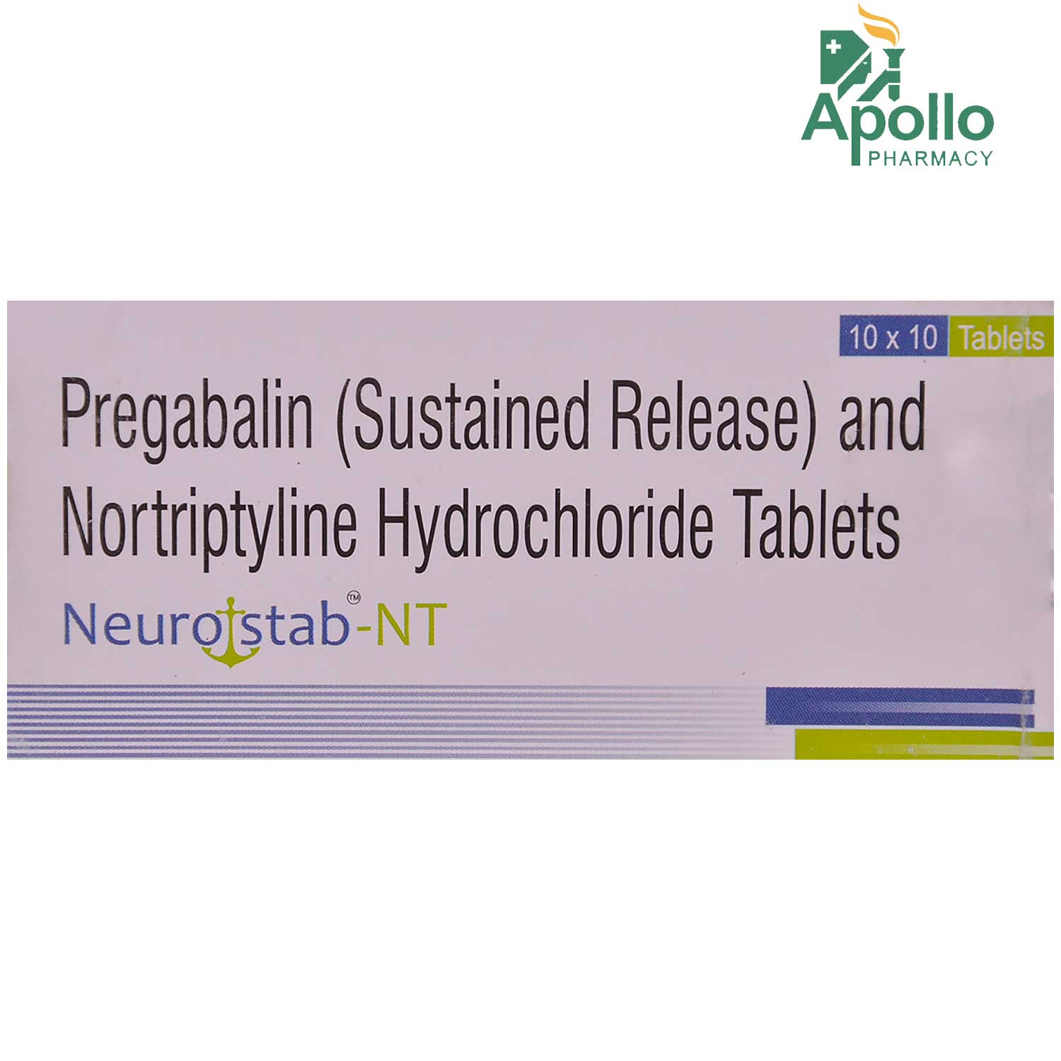 Neurostab NT 75 Tablet 10's, Pack of 10 Neurostab NT 75 Tablet 10's, Pack of 10