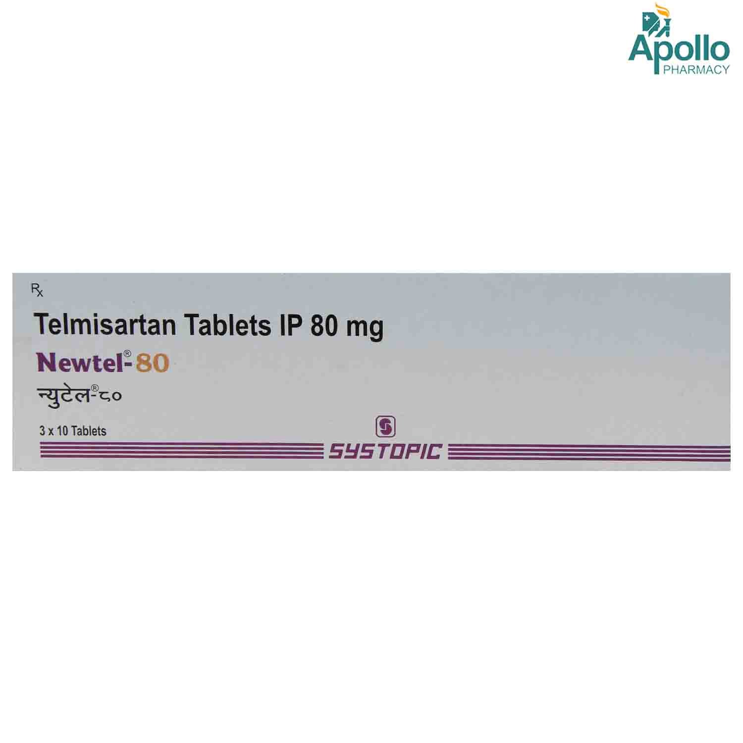 Newtel 80 Tablet 10's, Pack of 10 TABLETS Newtel 80 Tablet 10's, Pack of 10 TABLETS