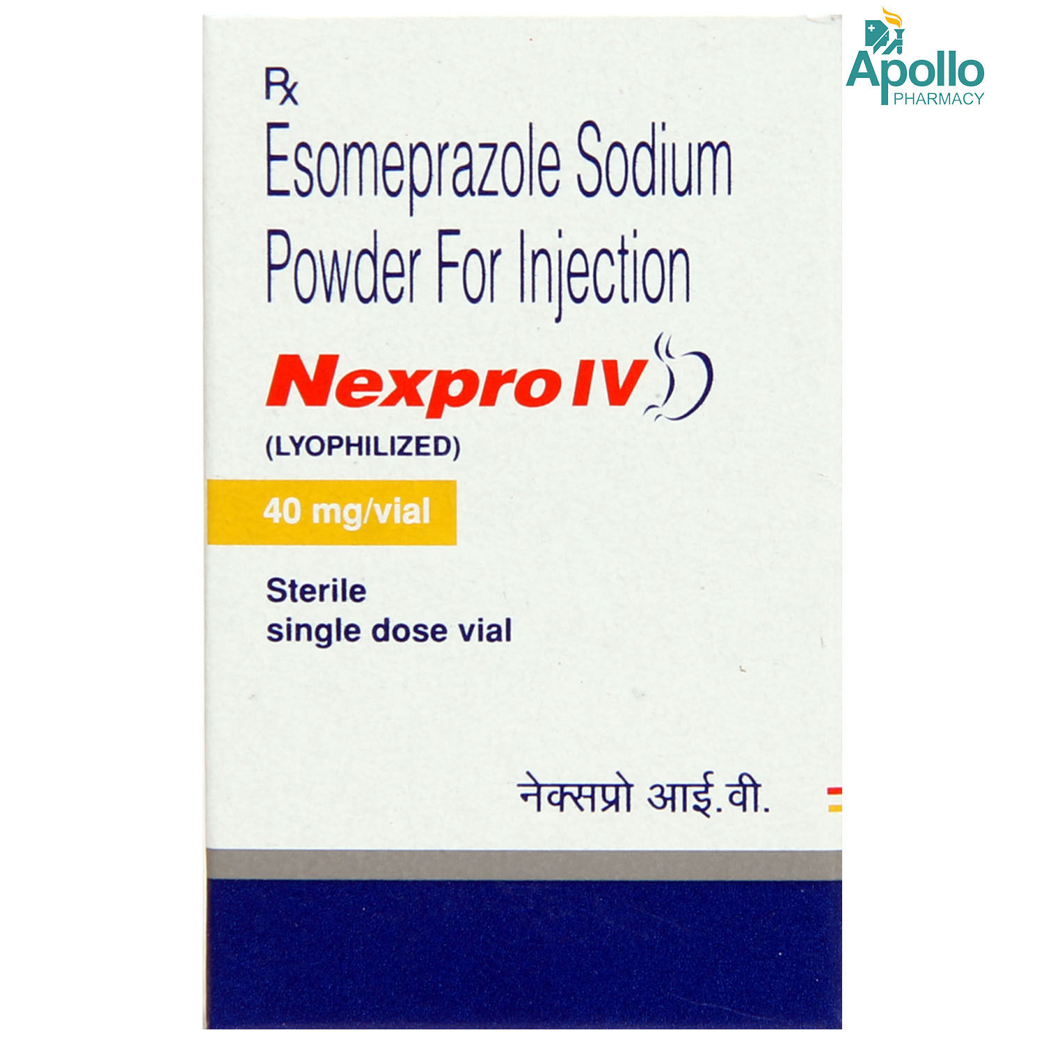 Buy Nexpro 40 mg Injection 1's Online