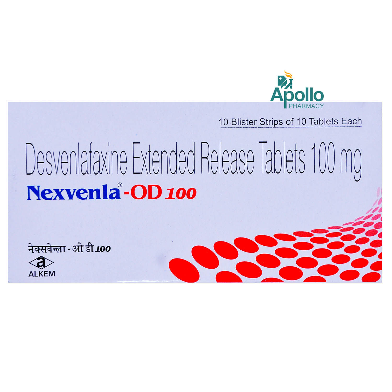 Buy Nexvenla-OD 100 Tablet 10's Online