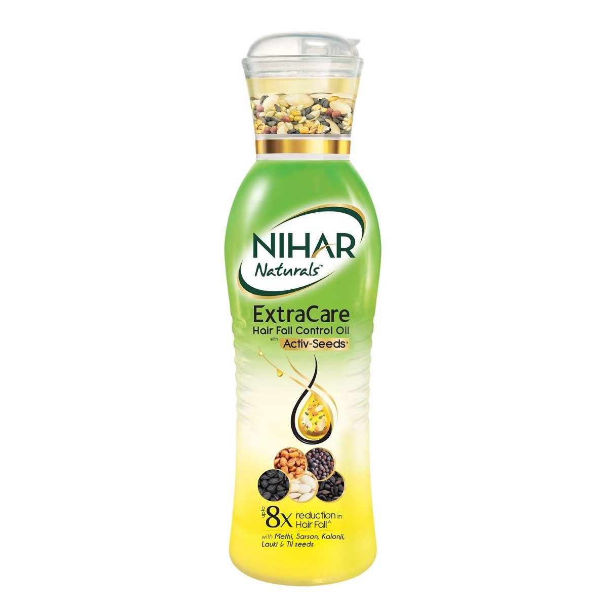 Nihar Naturals Extra Care Hairfall Control Oil, 200 ml, Pack of 1 Nihar Naturals Extra Care Hairfall Control Oil, 200 ml, Pack of 1