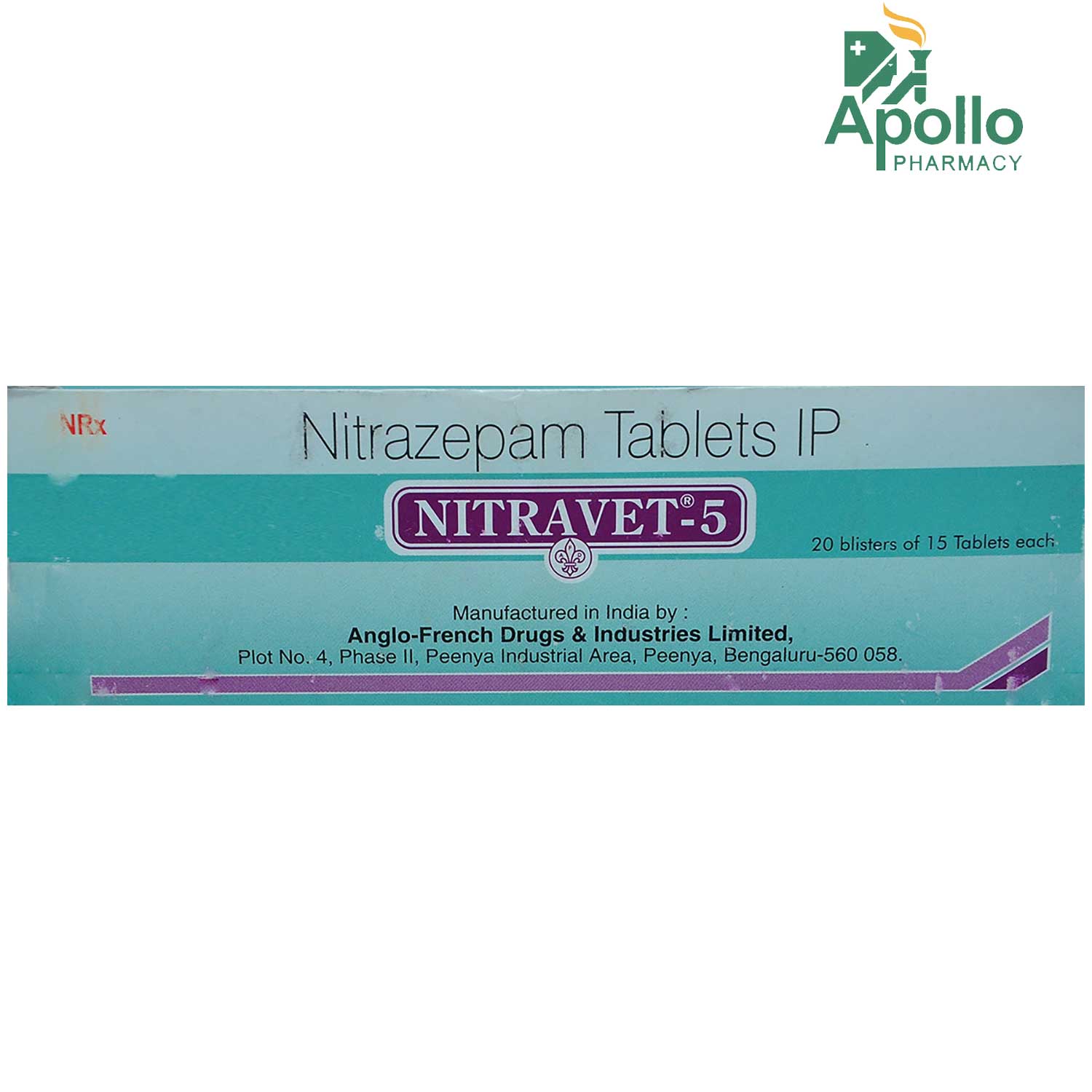 Buy NITRAVET 5MG TABLET 15'S Online