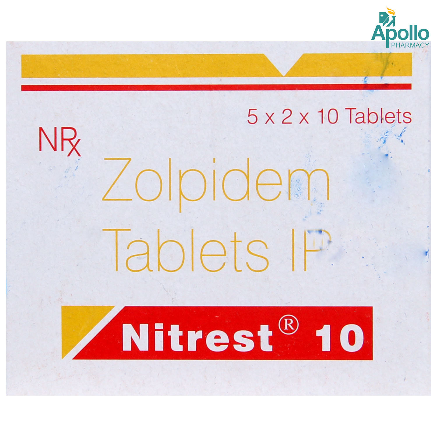 Nitrest 10 Tablet 10's, Pack of 10 TABLETS Nitrest 10 Tablet 10's, Pack of 10 TABLETS