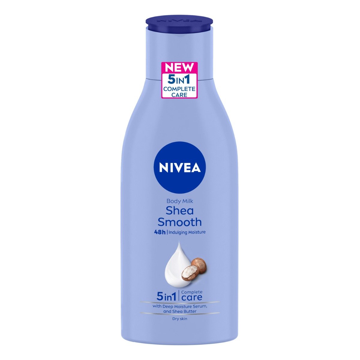 Nivea Shea Smooth Milk Moisturising Body Lotion 120 ml | Shea Butter With Deep Moisture Serum | Long lasting Moisturization Upto 48 Hrs | For Dry Skin, Pack of 1 Nivea Shea Smooth Milk Moisturising Body Lotion 120 ml | Shea Butter With Deep Moisture Serum | Long lasting Moisturization Upto 48 Hrs | For Dry Skin, Pack of 1