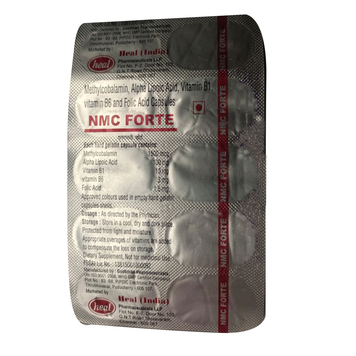 Nmc Forte Capsule 10's, Pack of 10 Nmc Forte Capsule 10's, Pack of 10