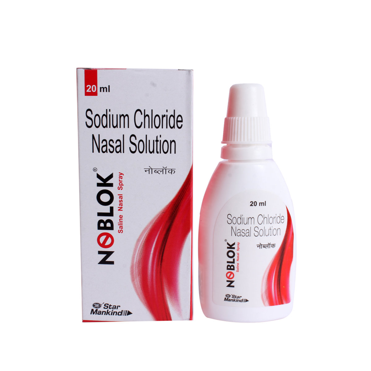 Noblok 0.65%W/V Nasal Spray/Solution 20ml, Pack of 1 Spray Noblok 0.65%W/V Nasal Spray/Solution 20ml, Pack of 1 Spray