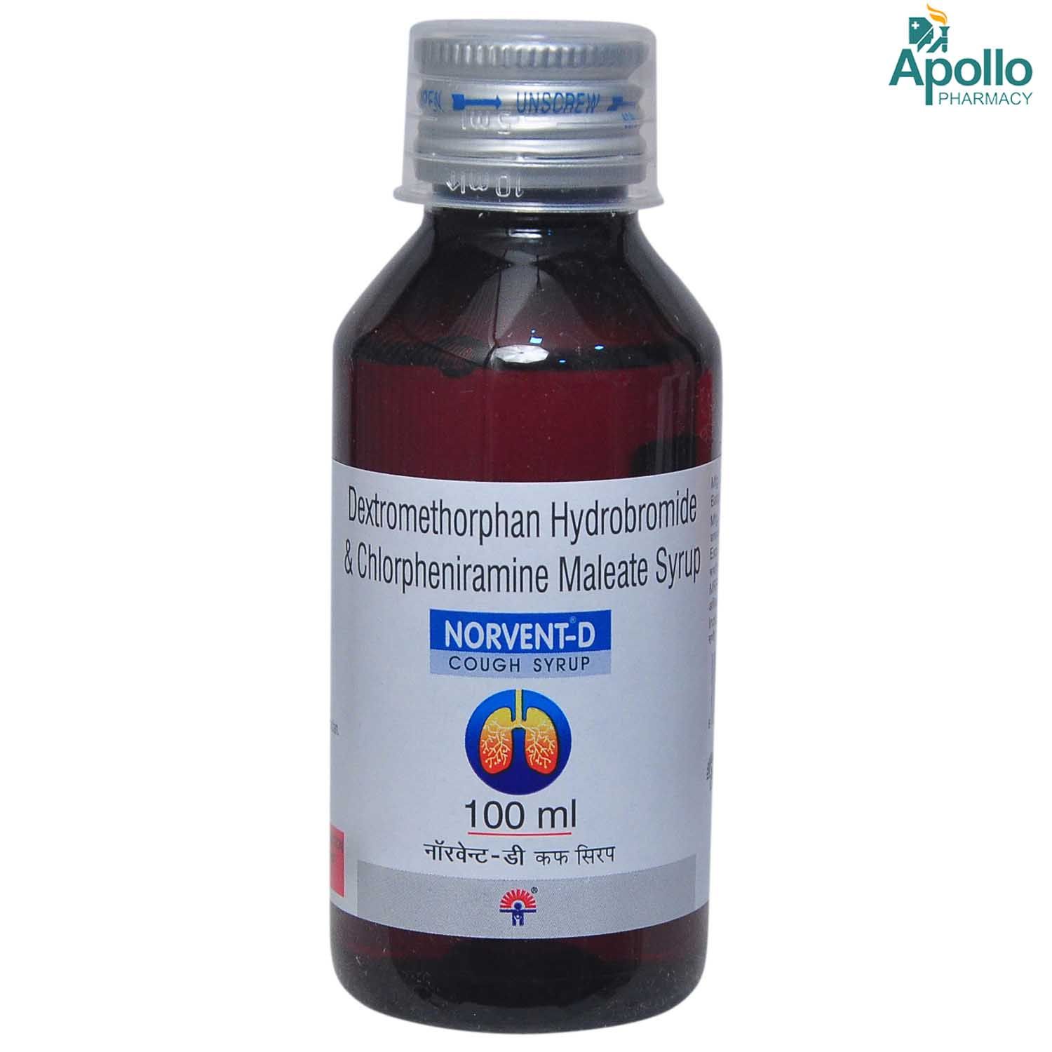 Buy Norvent-D Cough Syrup 100 ml Online