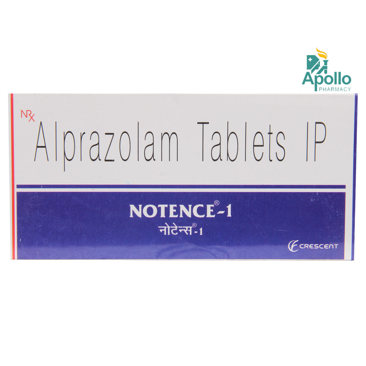 Buy NOTENCE 1MG TABLET Online