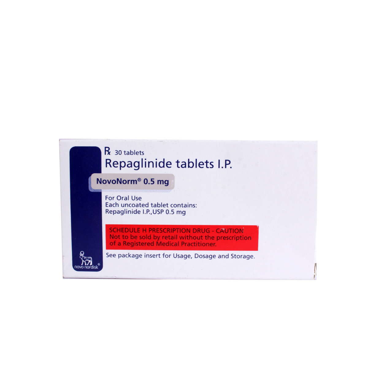 Novonorm 0.5 mg Tablet 15's, Pack of 15 TabletS Novonorm 0.5 mg Tablet 15's, Pack of 15 TabletS